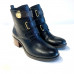 Bota Luz da Lua New ridge monograma LL preto mocca